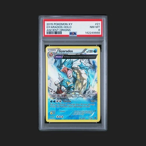 2015 Gyarados 21/98 XY Ancient Origins Holo 21/98 PSA 8