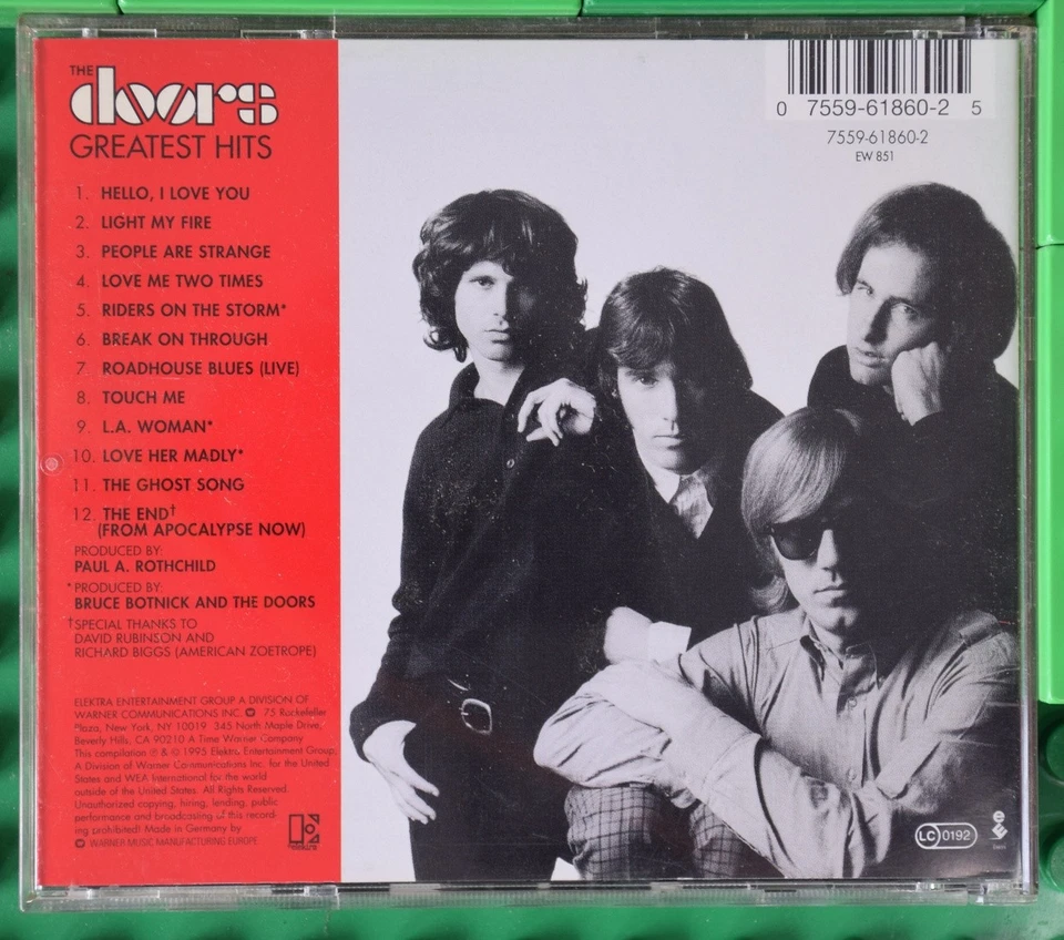 The Doors - Greatest Hits - Elektra - CD - Bild 2 von 4