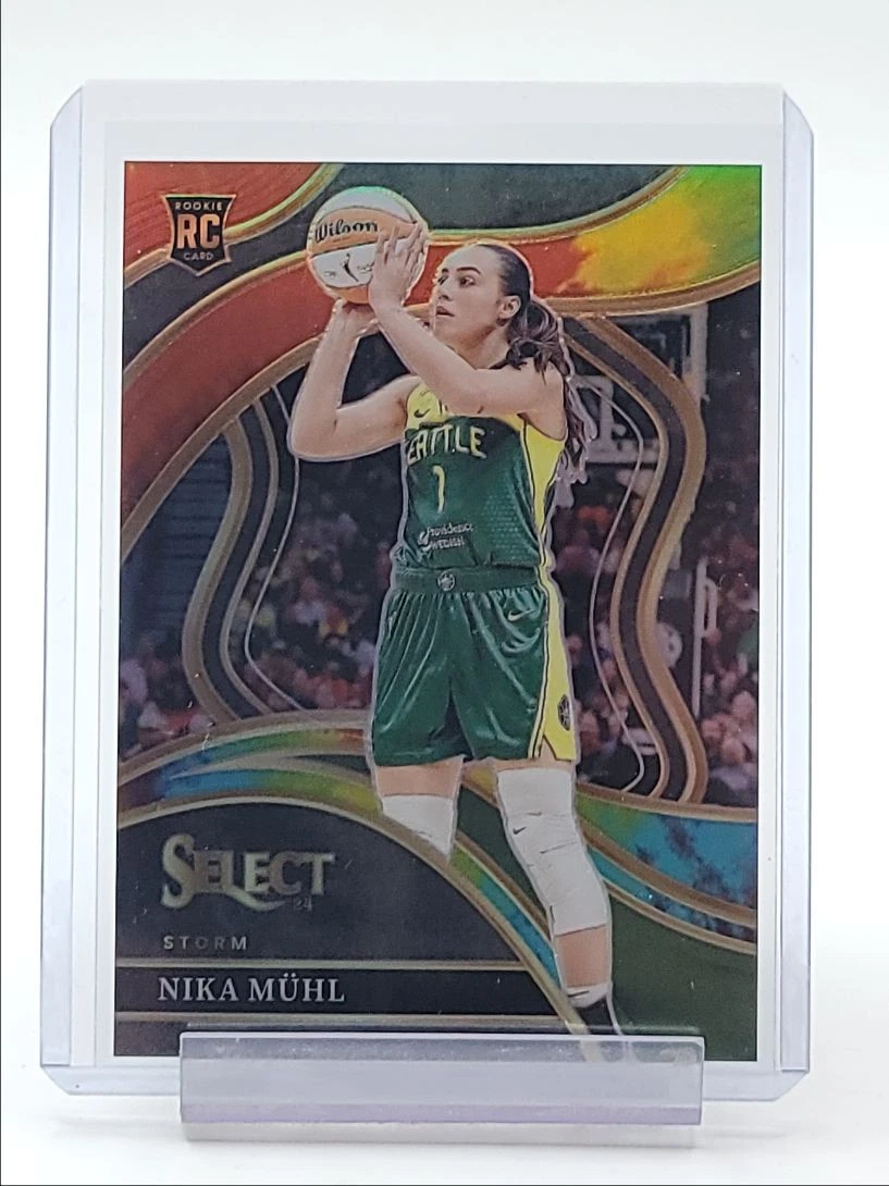 NIKA MUHL 2024-25 SELECT WNBA COURTSIDE ROOKIE TIE DYE PRIZM RC /25 Q0465