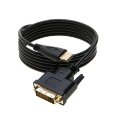 HDMI to DVI-D Cable 24+1 Pin Monitor Display Adapter 1080P Converter Gold-Plated