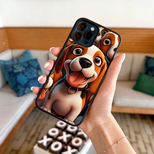 Enjoy Phone Cover happy cute beagles For iPhone 14 15 11 12 13 X XS XR Max - 第 106/200 張圖片