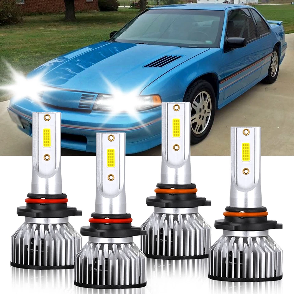For Chevrolet Lumina APV 1990-1996 9005 9006 LED Headlight High Low Beam Bulbs - Изображение 2 из 4