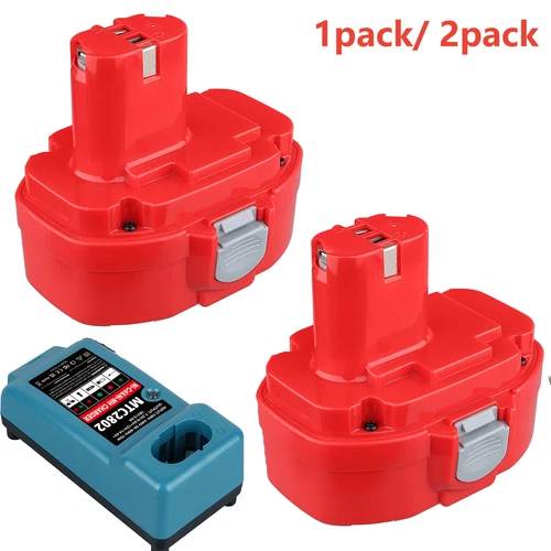 Pack 18V 4.8Ah For Makita 1822 1834 1823 1833 1835 PA18 Ni-Mh Battery / Charger