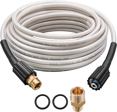 #ad 50FT Pressure Washer Hose 3700 PSI Fits Simpson amp; Most Brands 5 16quot; ID $49.99