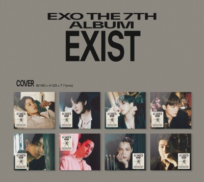EXO 7th Album [EXIST] Digipack Random Ver. CD+Booklet+Poster (On