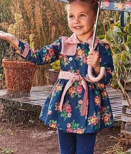 Matilda Jane Girl Sz 12 Brilliant Daydream Down Came Rain Jacket Floral Coat NWT - Image 3 of 4