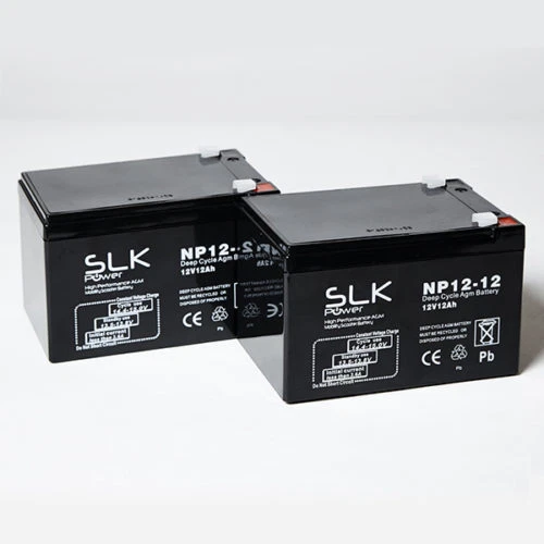 SLK POWER 2 x 12V 12AH DRIVE SCOUT MOBILITY SCOOTER AGM BATTERIES
