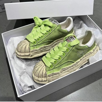 シューズ・靴 Maison MIHARA YASUHIRO Maison Mihara Yasuhiro Leather Peterson Low in Black – Oneness