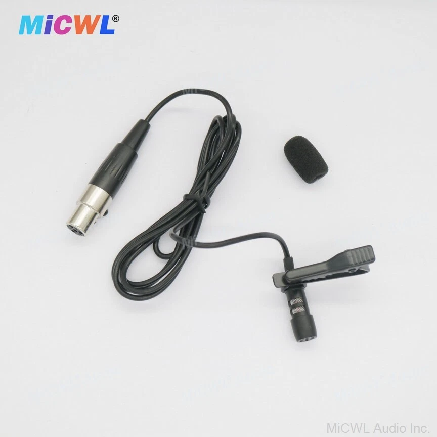 UL2 Clip-On Lavalier Microphone For Shure Wireless BeltPack TA4F mini XLR 4Pin - Image 4 of 4