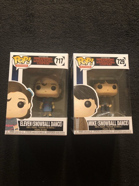 Stranger Things Funko Pop Eleven And Mike Snowball Dance For Sale