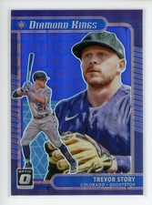 2021 Donruss Optic Pandora Blue #29 Trevor Story Rockies /99