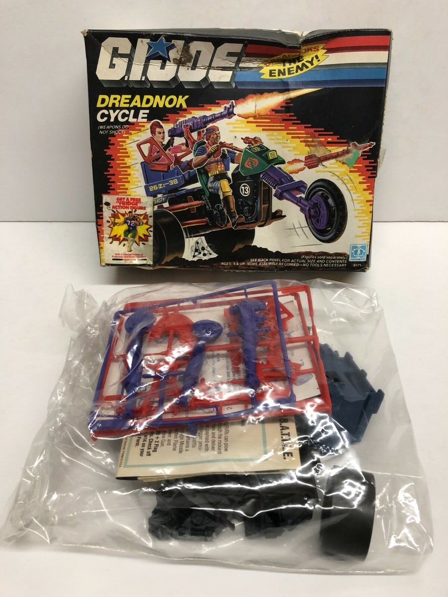 vintage 1987 Hasbro GI JOE Dreadnok Cycle ~ New in sealed bag but