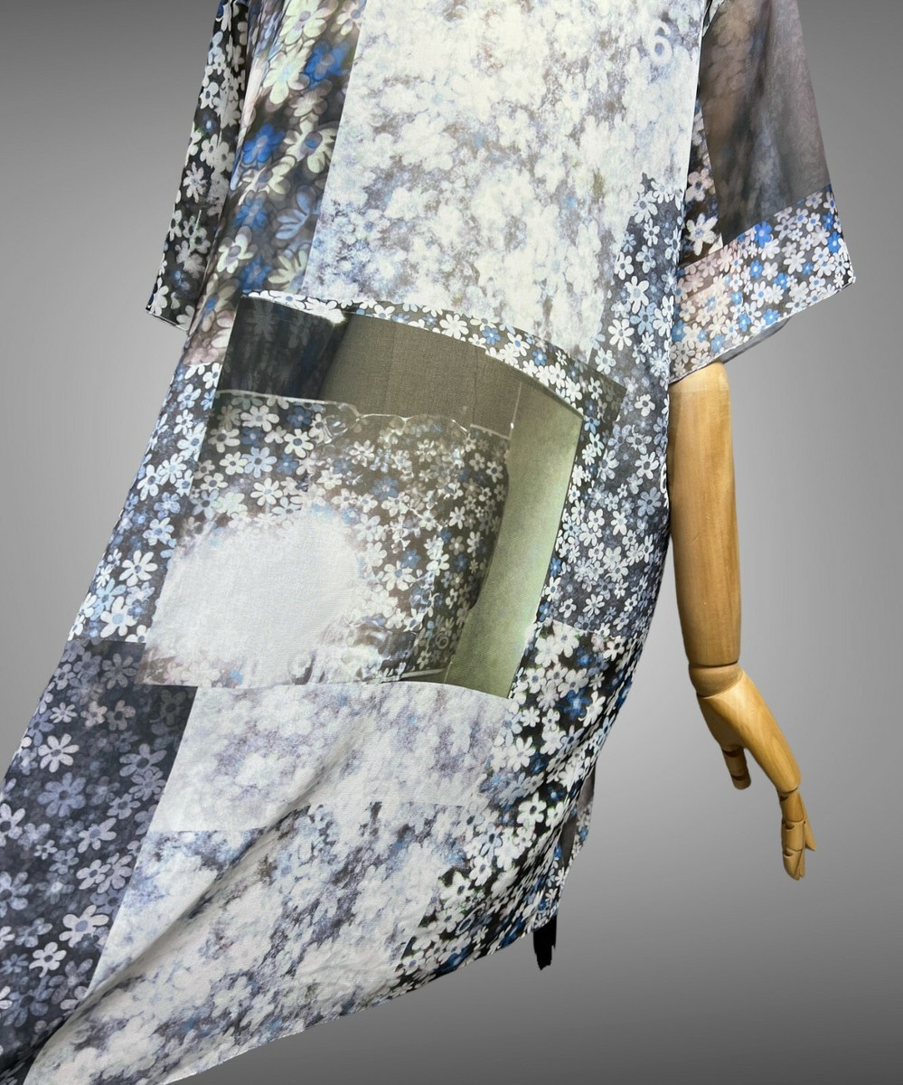 MAISON MARTIN MARGIELA MM6 Dress Sz 40 Floral Patchwork
