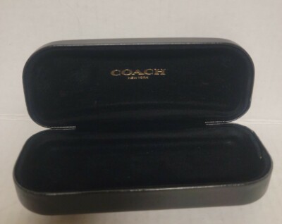 COACH Classic Sunglasses- Eyeglasses Black Hard Case Only  display picture 2