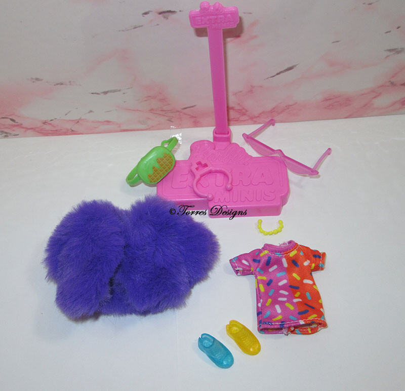 New Barbie Extra Minis 1 Doll Outfit and Accessories for Gift Play or OOAK
