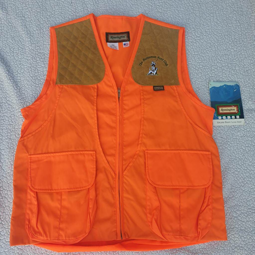 Remington Mens Hunting Vest Orange 