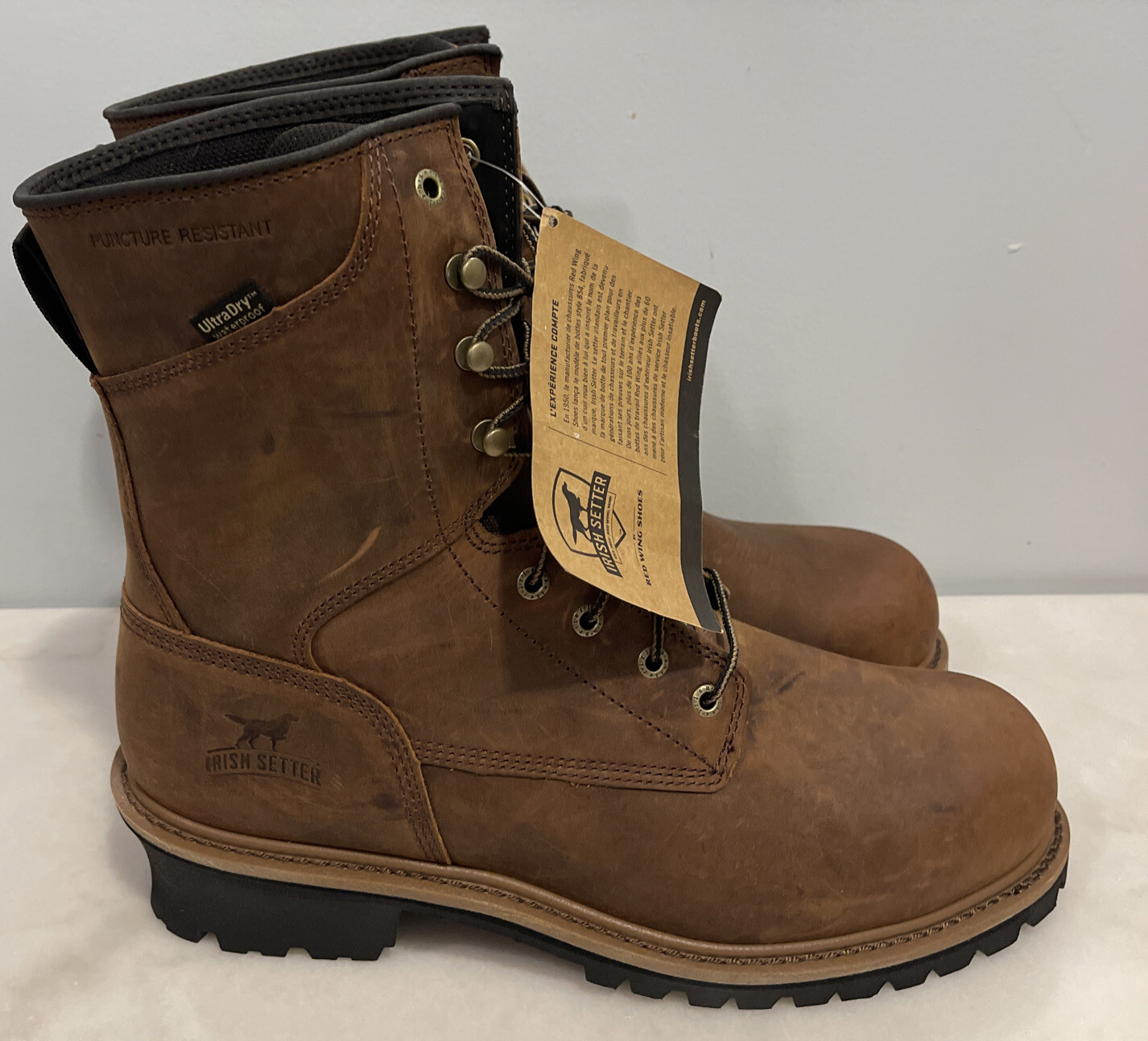 Irish Setter 83844 Mesabi 8” Waterproof 