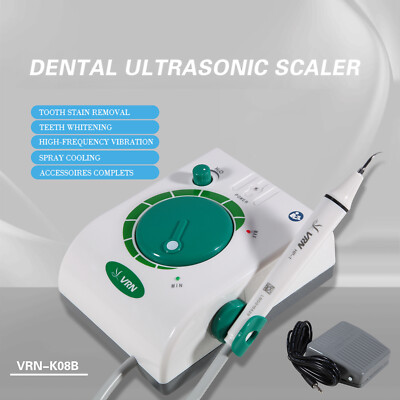 VRN Dental Ultrasonic Piezo Scaler HP-1 Handpiece Tips Fit EMS Teeth Whiten ty