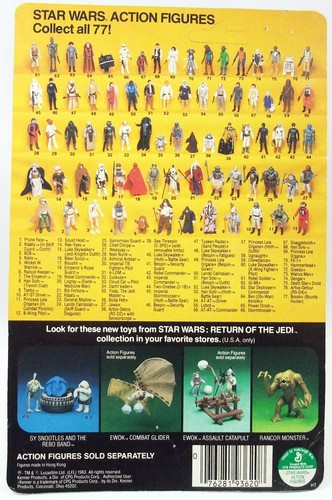 Star Wars ROTJ 1983 - Kenner 77back A - Tusken Raider (Sand People) - Foto 2 di 7