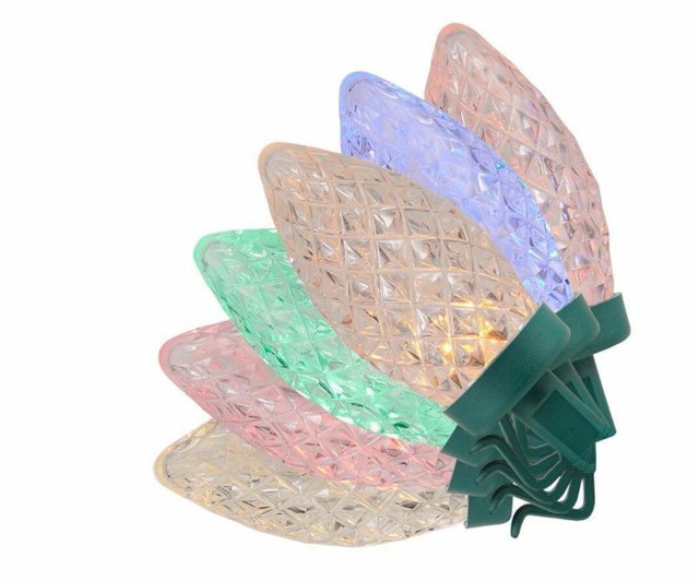 Home Accents Holiday 50 Warm White to Multicolored C9 LED Lights for
