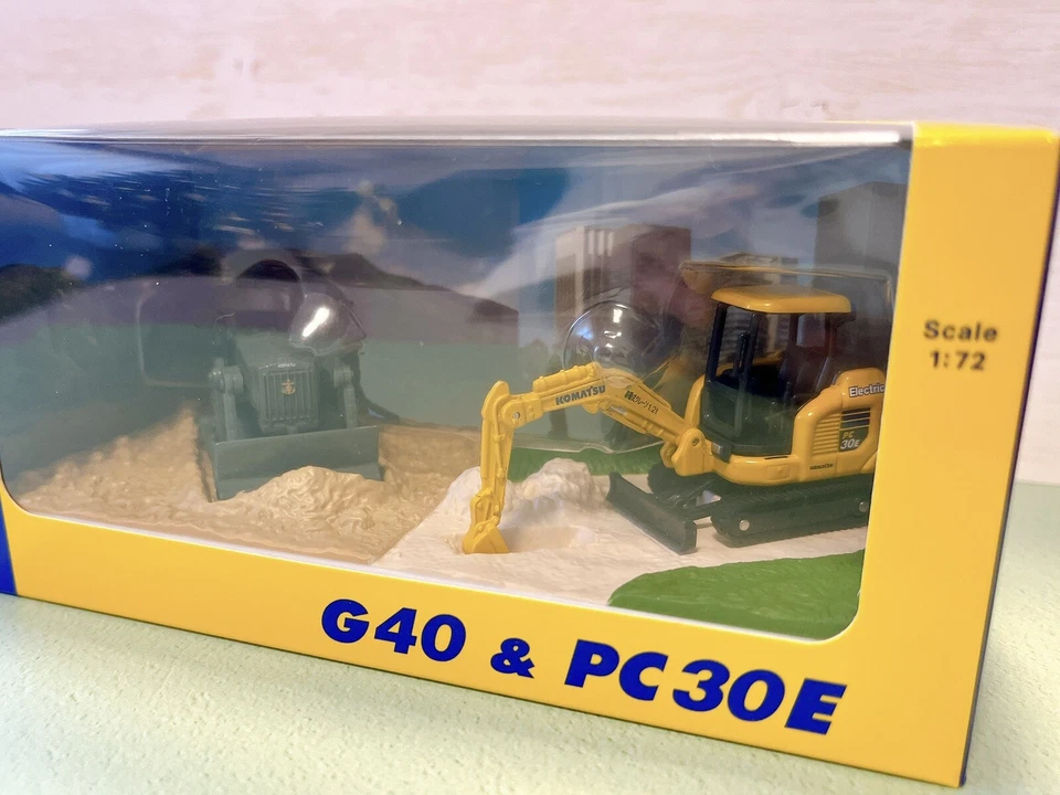 G40 & PC30E Komatsu Official Diecast Model Excavator Bulldozer Japan Limited - Image 3 of 4