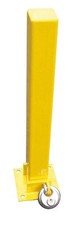 Maypole Fold Down Heavy Duty Security Parking Post With Padlock Driveway Bollard