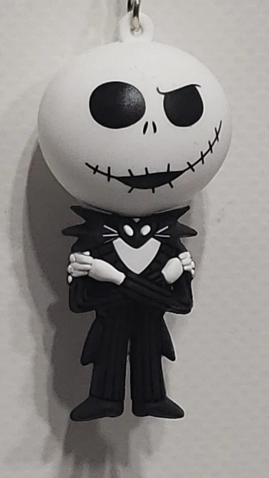 Pesadilla antes de Navidad Jack Skellington Llavero de goma Favor de fiesta Foto 4 de 4