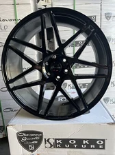 24X10 GIANELLE PARMA GLOSS BLACK RIMS (6X139.7) ESCALADE TAHOE YUKON SILVERADO