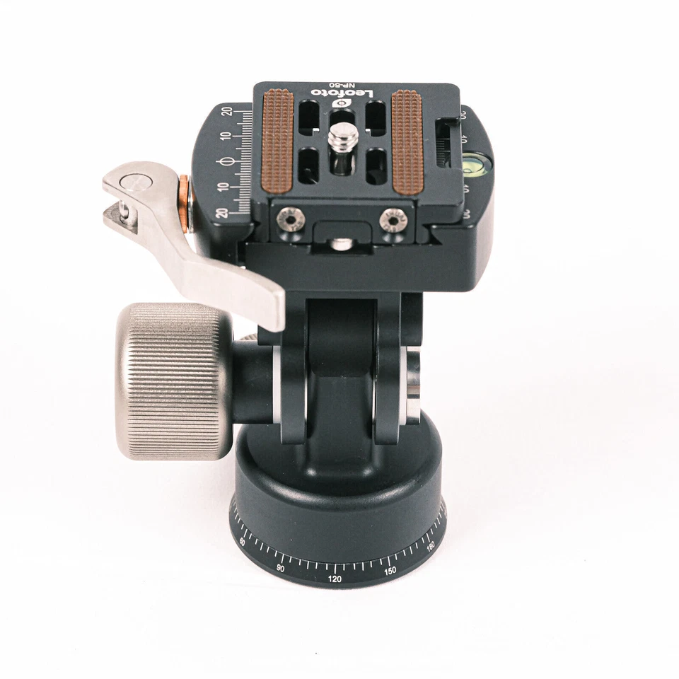 Leofoto VH-20LR 2-Way Monopod Head | Arca Compatible Lever Clamp - Image 3 of 4