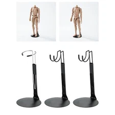 1/6 Figures Doll Stand Portable Adjustable Support Base Bracket Lightweight for