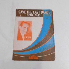 Vintage Save The Last Dance For Me Sheet Music Waltz Song Hirsch Magine Spitalny