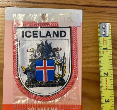 Iceland souvenir patch - new - free shipping
