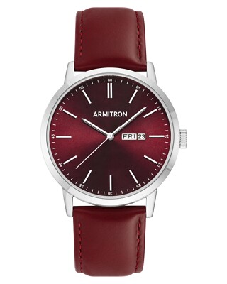 Armbanduhr Armitron Miles  | 42mm, Burgundy/Brown - NEU ungetragen
