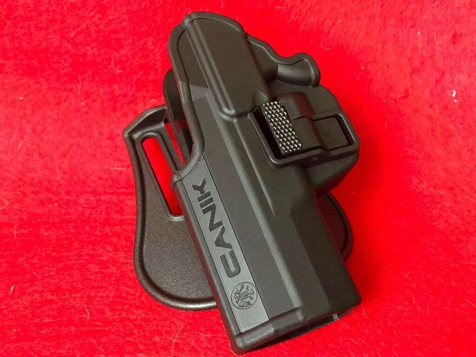 Canik TP9 SF Factory Holster. Paddle OWB Retention Holster. Left Handed. - Image 3 of 4