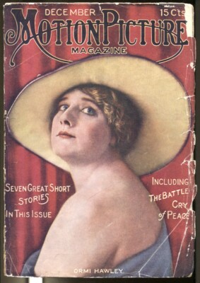 MAG: Motion Picture Magazine 12/1915-Ormi Hawley-William S Hart-Charlie Chapl...