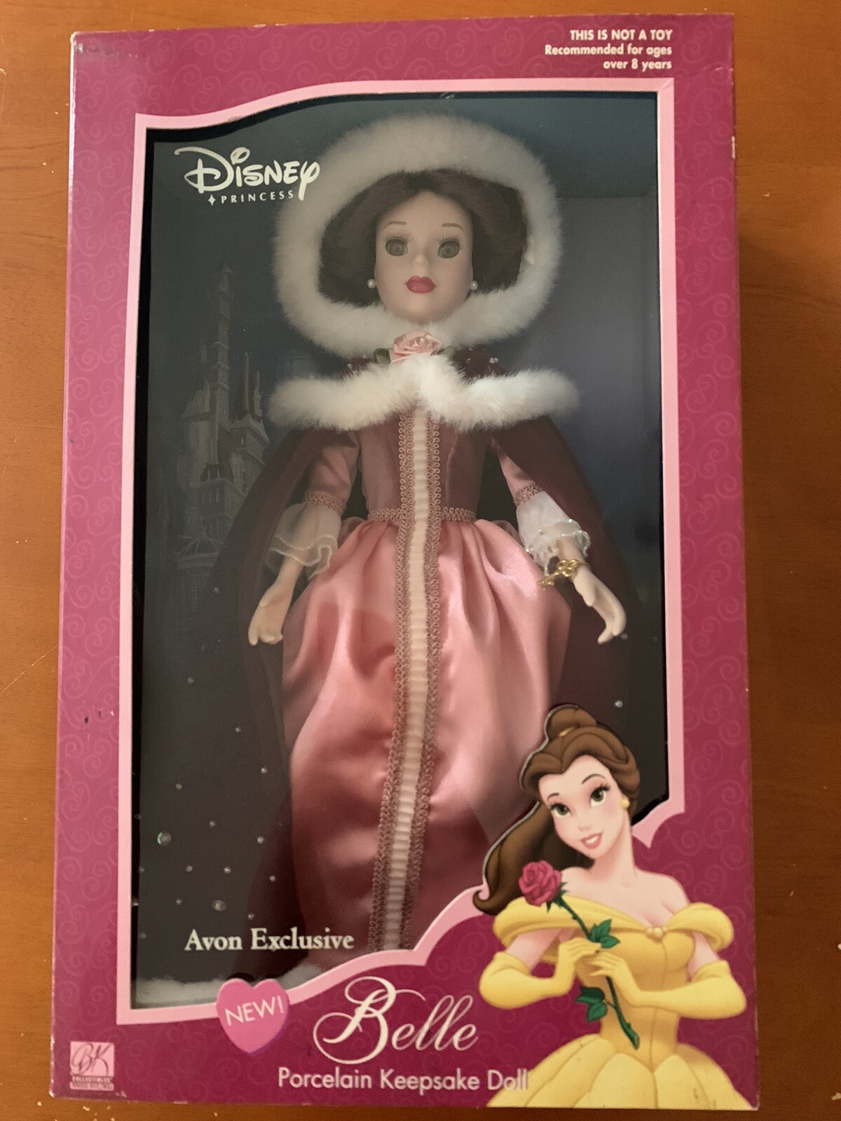 belle porcelain keepsake doll 2002