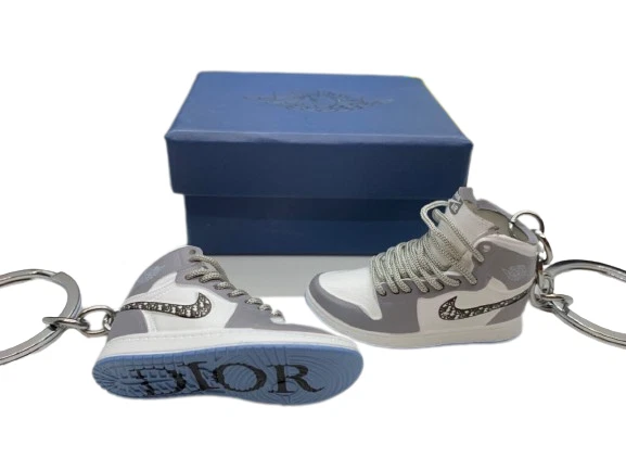 Nike Air Jordan 1, Louis Vuitton 3D Key Ring Key Chain Gift with Box 