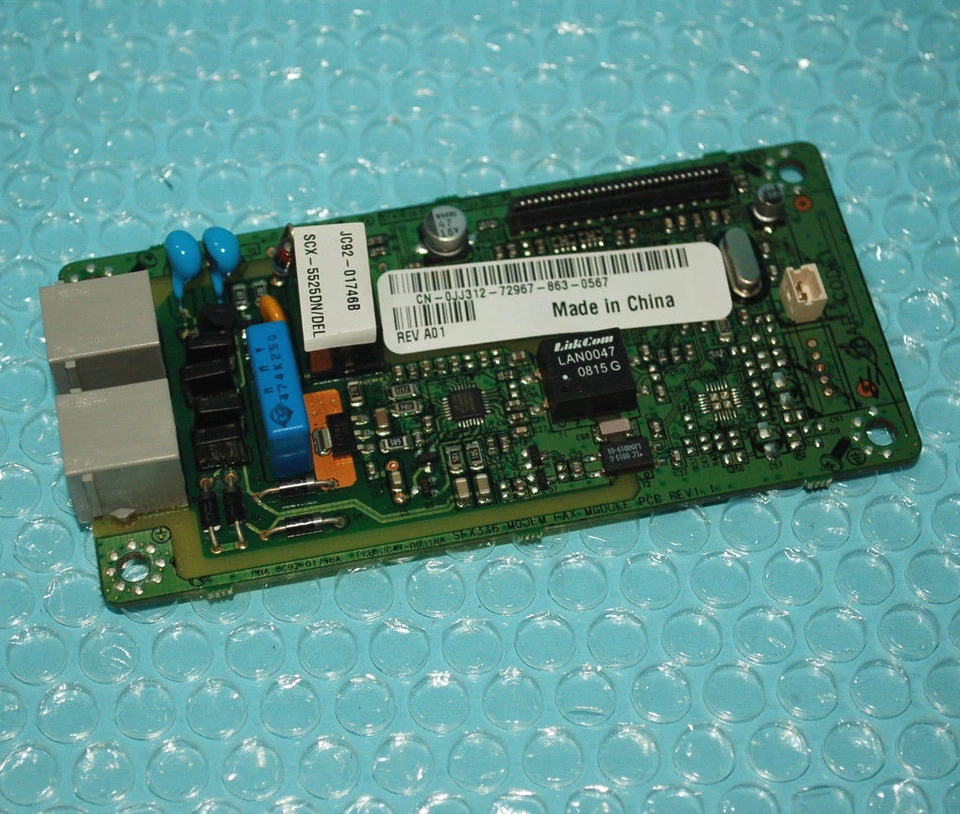 DELL JC92-01746B Fax Card Modem Board CN-0JJ312 Phone Jack 0JJ312 SCX-5525DN - Image 2 of 3