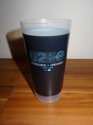 U2 Tourbecher Becher Cup Tour Plastic Konzert Concert eXPERIENCE iNNOCENCE 2018