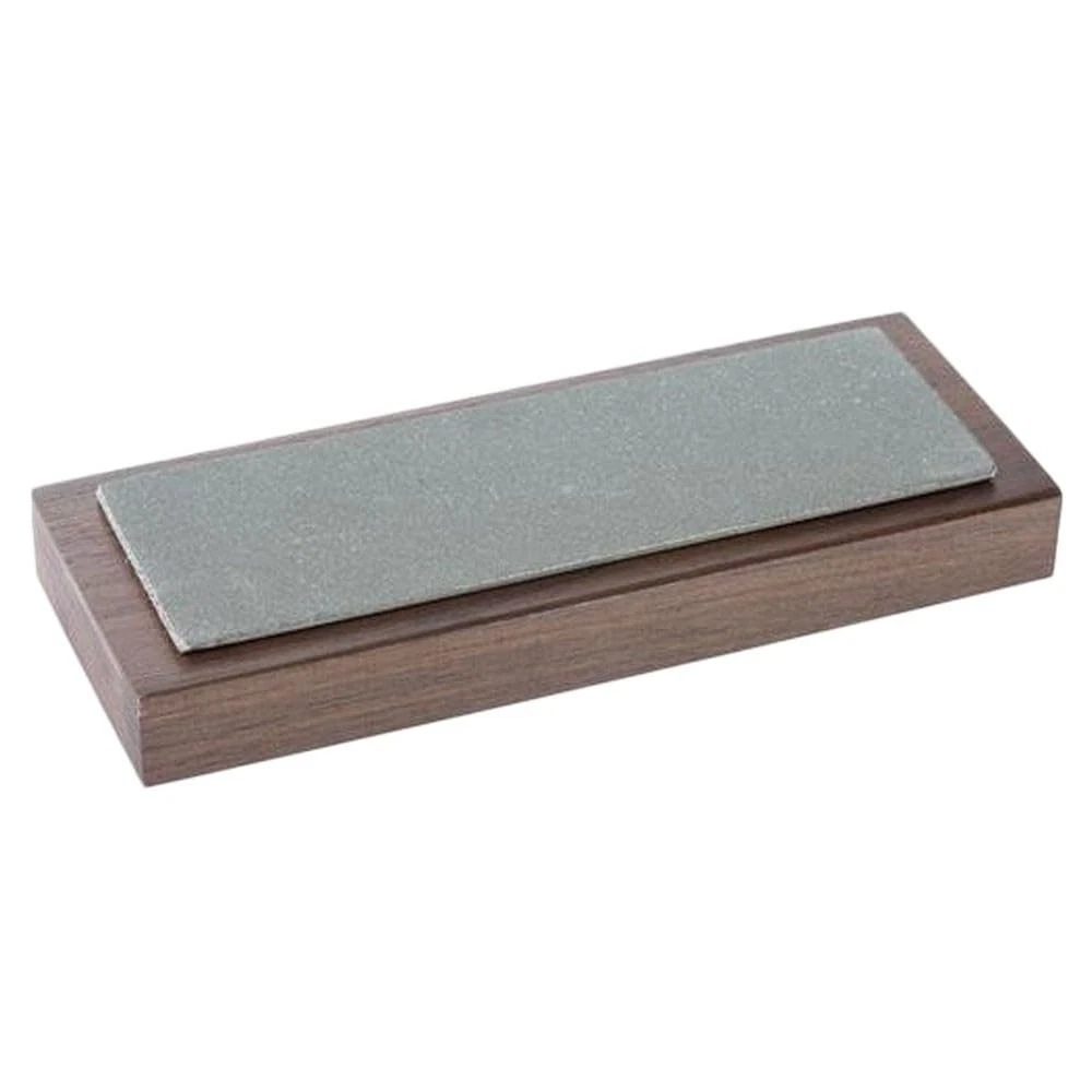 EZE-LAP 62M 6x2 Medium Diamond Stone Knife Sharpener Walnut Pedestal