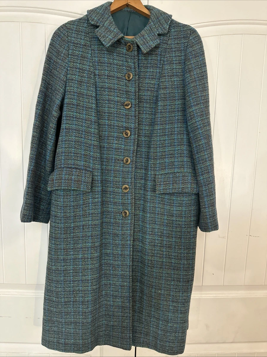Vintage Harris Tweed Coat In Women's Coats & Jackets for sale | eBay