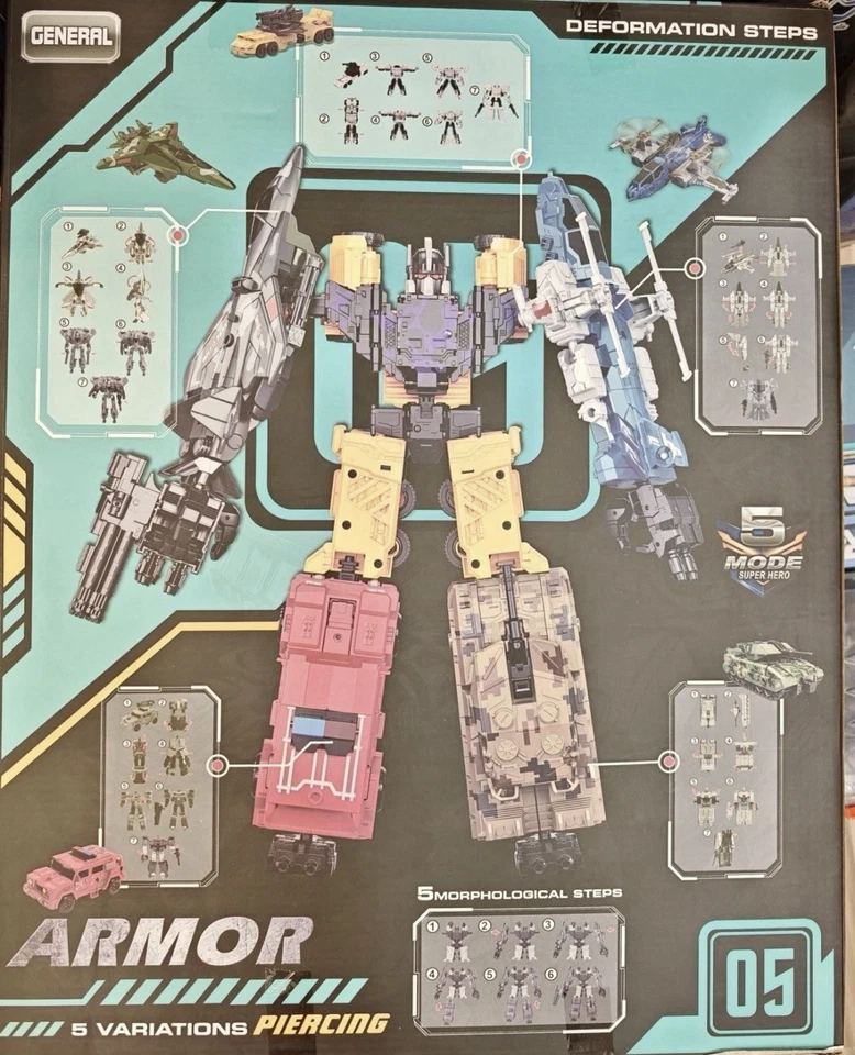 Armadura Mecánica Fusionada Deformación Variante Bruticus G2 Transformers Gran Tamaño KO Foto 2 de 4