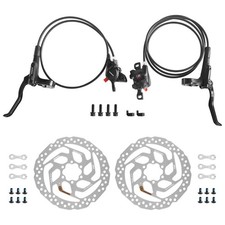 Zmgdrm MT200 MTB Hydraulic Disc Brake Set w/160mm RT26 Rotors Front Rear