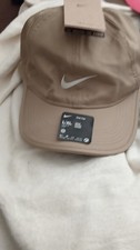 Nike Baseball Cap L/XL Brown Black Adjustable Sports Hat Men Casual