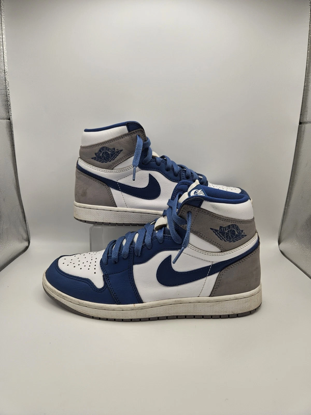 NIKE Jordan 1 Retro High OG 'True Blue' DZ4585 410 taglia UK 8 5