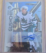 Upper Deck Skybox Metal Universe Rookie Silver Auto Danil Gushchin Sharks #166 …