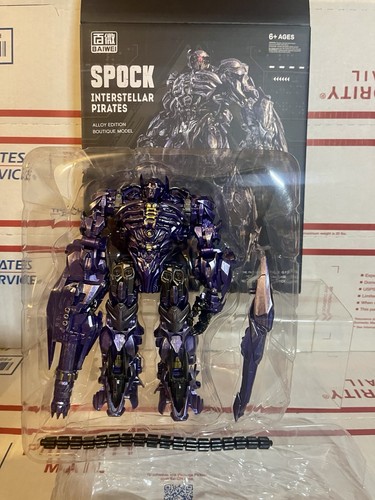 ENVÍO RÁPIDO 4ª Fiesta BAIWEI TW-1028 KO Púrpura Studio Series SS-56 SHOCKWAVE Spock - Imagen 6 de 7
