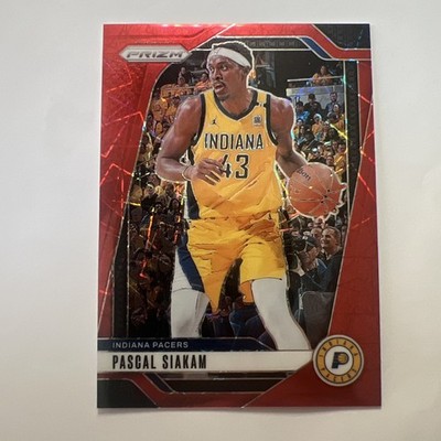 2024-25 Panini Prizm Pascal Siakam #62 Red Lazer Prizm /35