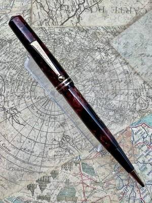 VINTAGE 1930s WAHL EVERSHARP COMBO FOUNTAIN PEN MECHANICAL PENCIL TUNIS 14K SIG