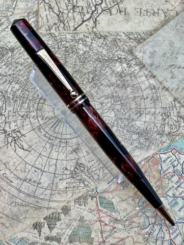 VINTAGE 1930s WAHL EVERSHARP COMBO FOUNTAIN PEN MECHANICAL PENCIL TUNIS 14K SIG